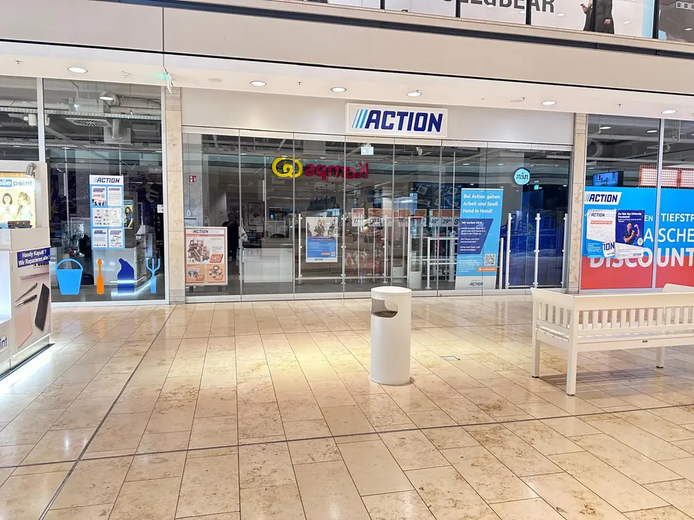 Action-Filiale – Ladenfront