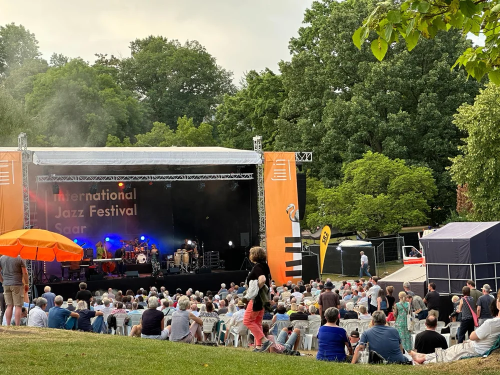 Konzertstimmung beim Jazz Festival Saarbrücken
