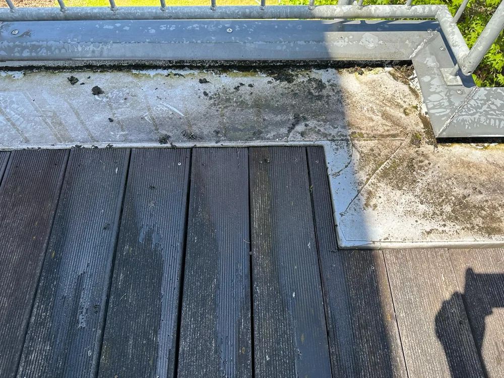 Terrassenreinigung – Vorher/Nachher
